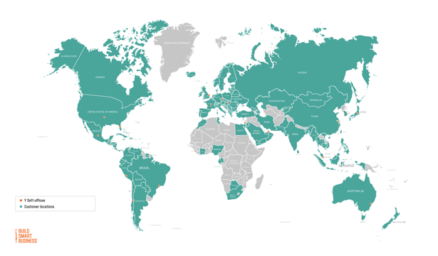 YSoft World Map