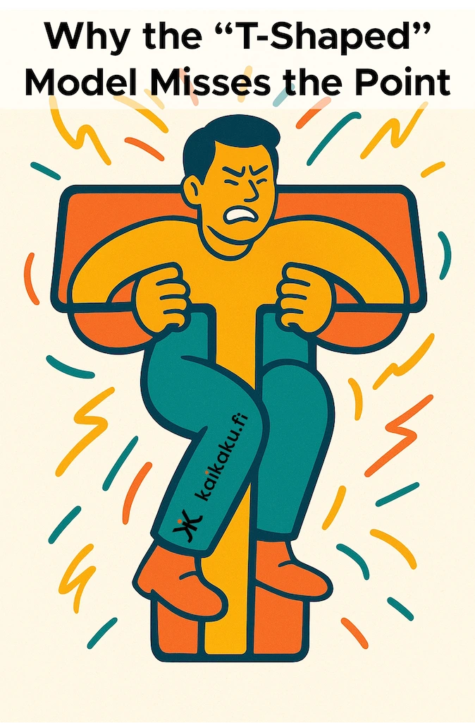 What Leaders Get Wrong About Knowledge — and Why the T-Shaped Model Misses the Point