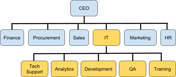 Original Organizational Structure